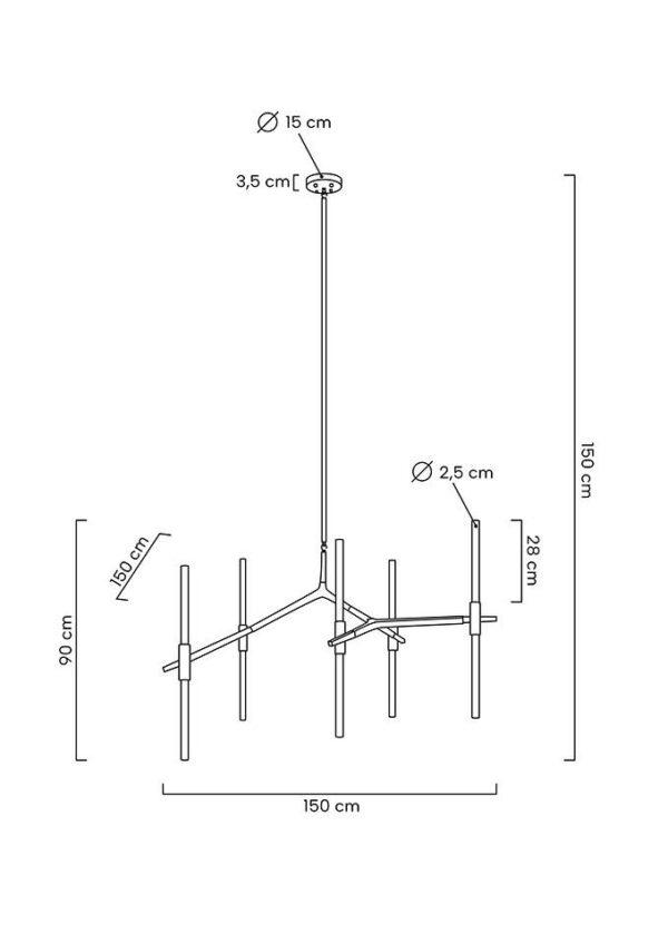 Visilica Candelabr 10 - Slika 9