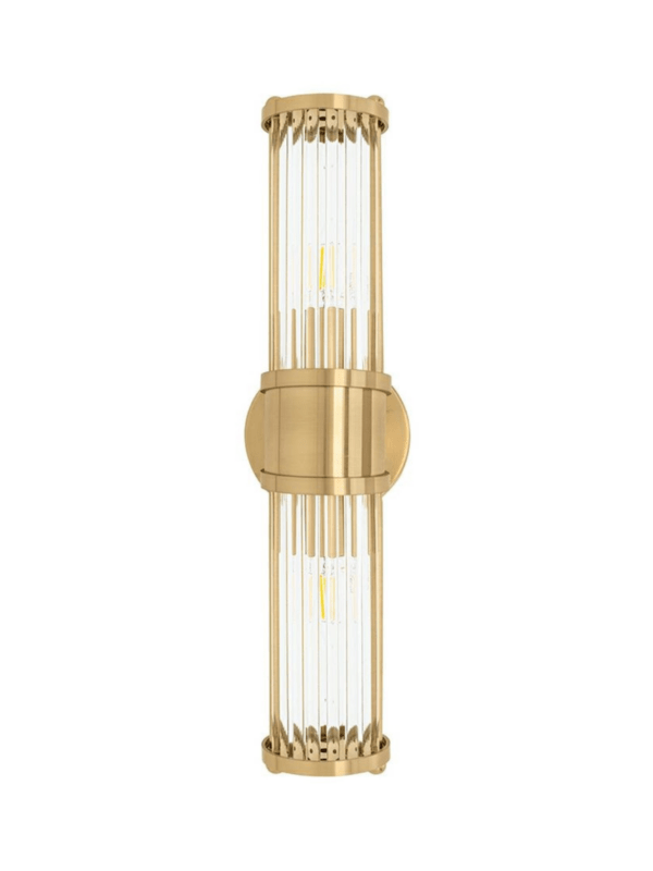 Zidna svjetiljka Pillar Twin Gold