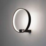 Zidna svjetiljka Circle Wall Black 5