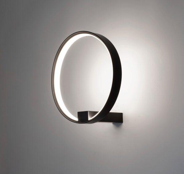 Zidna svjetiljka Circle Wall Black - Slika 3