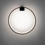 Zidna svjetiljka Circle Wall Black 7