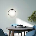Zidna svjetiljka Circle Wall Black 13