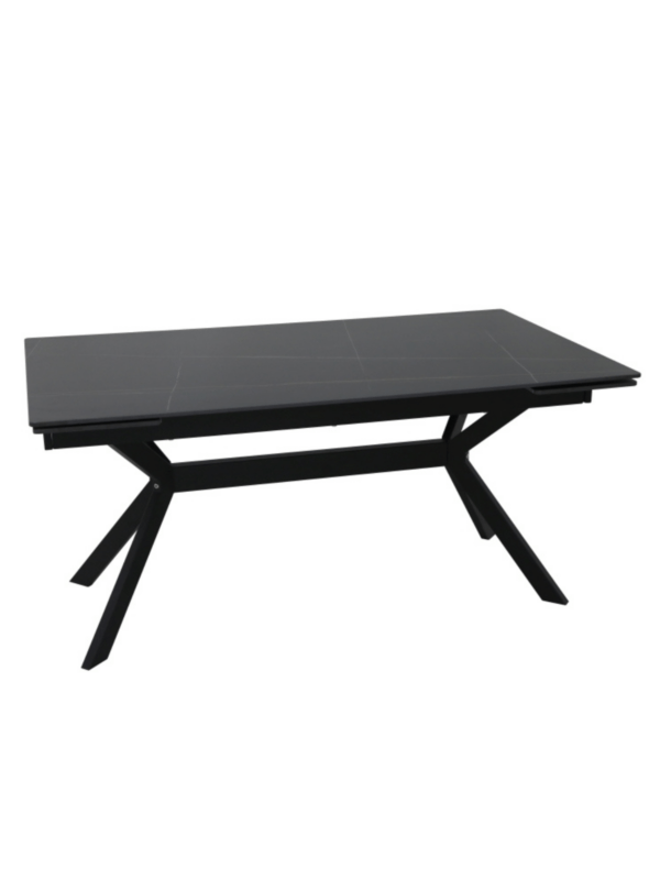 Blagovaonski stol KARLO 180 BLACK