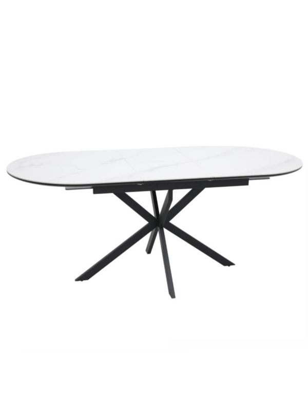 Blagovaonski stol Lori 140 White Ceramic