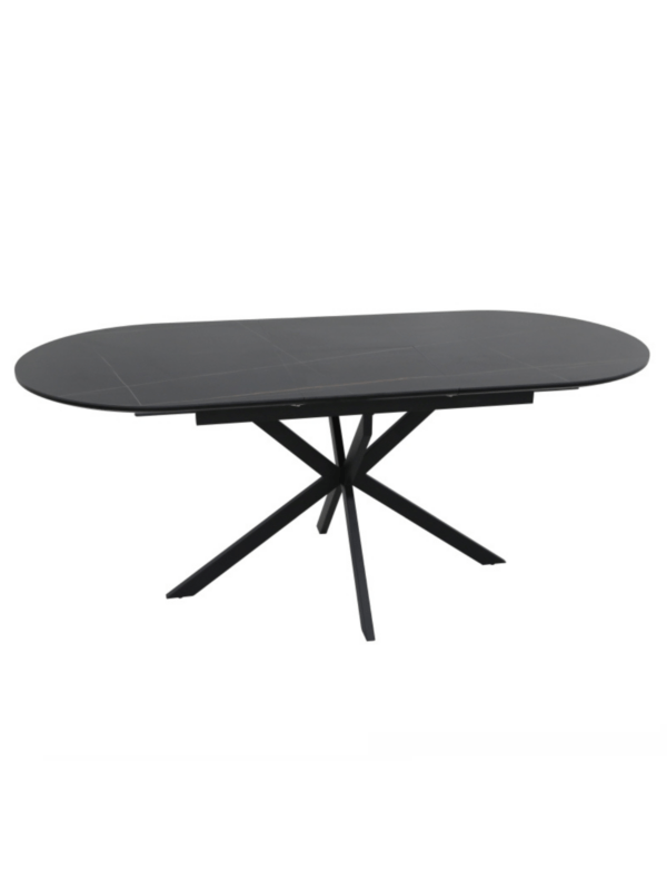 Blagovaonski stol Lori 140 Black Ceramic