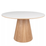 Blagovaonski stol Zenith Ceramic White 1