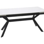 Blagovaonski stol KARLO 160 WHITE 11