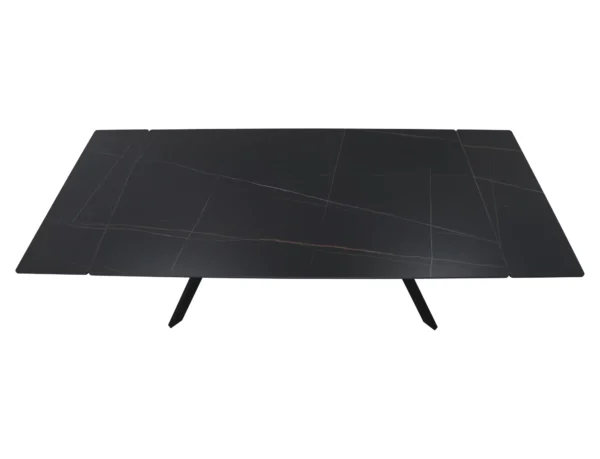Blagovaonski stol KARLO 180 BLACK - Slika 6