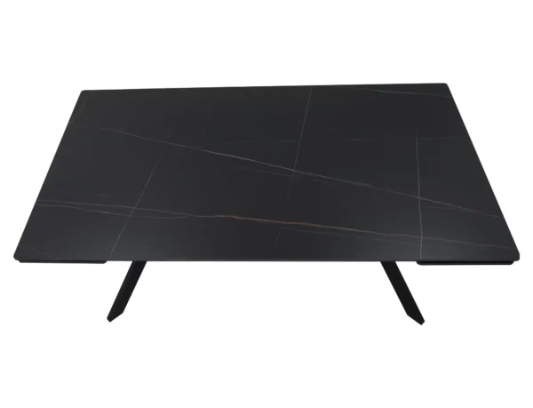 Blagovaonski stol KARLO 180 BLACK - Slika 5