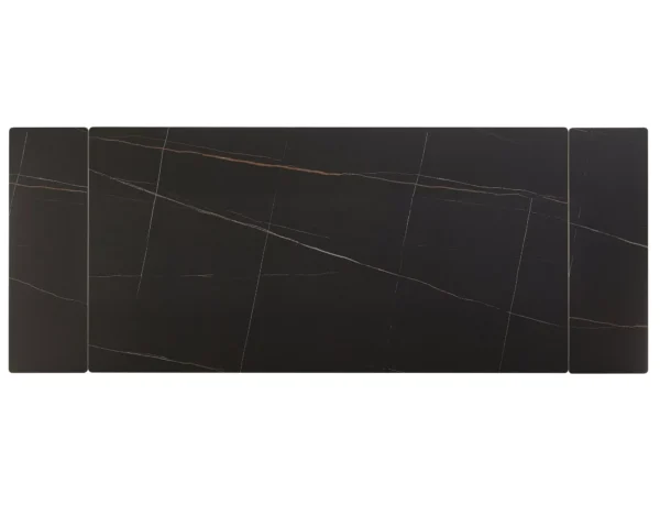 Blagovaonski stol KARLO 180 BLACK - Slika 2