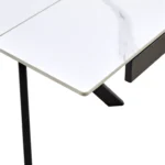 Blagovaonski stol KARLO 160 WHITE 13
