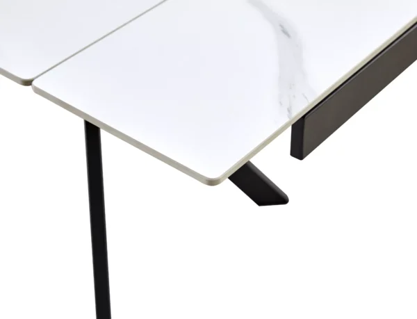 Blagovaonski stol KARLO 180 WHITE - Slika 7
