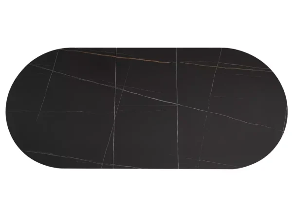 Blagovaonski stol Lori 140 Black Ceramic - Slika 2