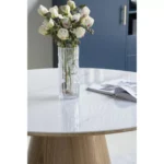 Blagovaonski stol Zenith Ceramic White 3