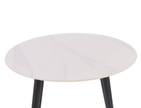 Blagovaonski stol LEGACY White Round - Slika 3