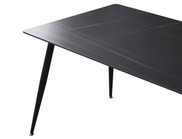 Blagovaonski stol LEGACY 160 Black - Slika 4