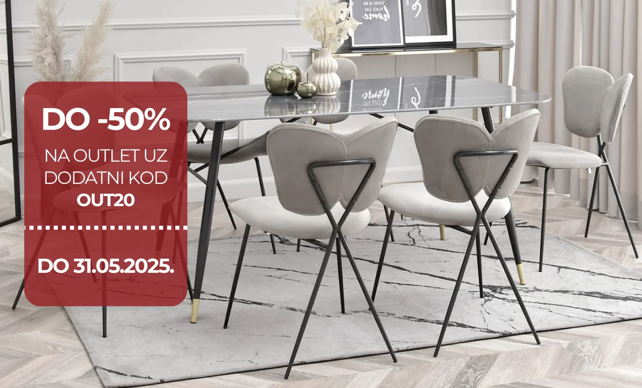 DO -50% NA OUTLET UZ KOD OUT20