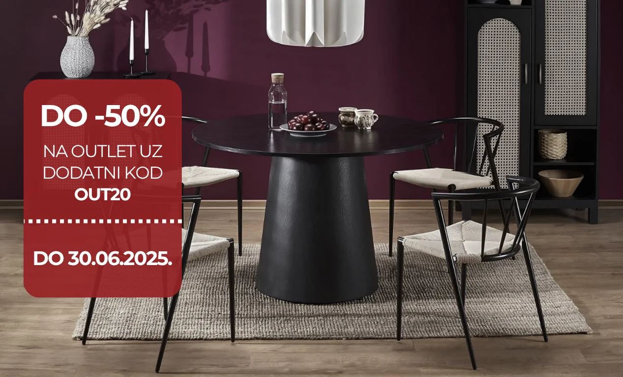 Do -50% na Outlet uz dodatni kod OUT20