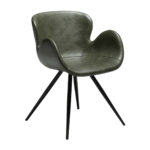 Blagovaonska stolica Gaia Vintage Green 1