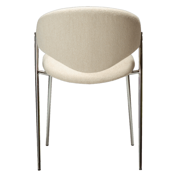 Blagovaonska stolica Zone Boucle Chrome 7