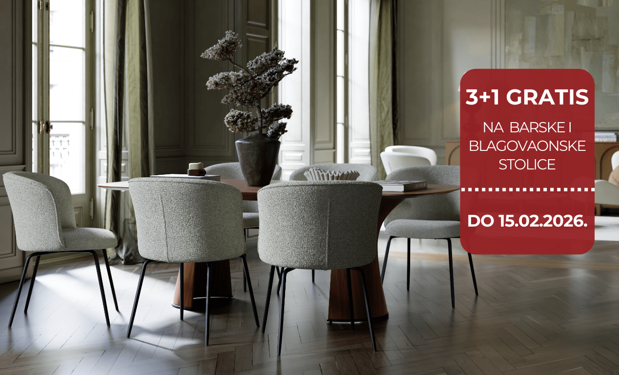 3+1 gratis na stolice