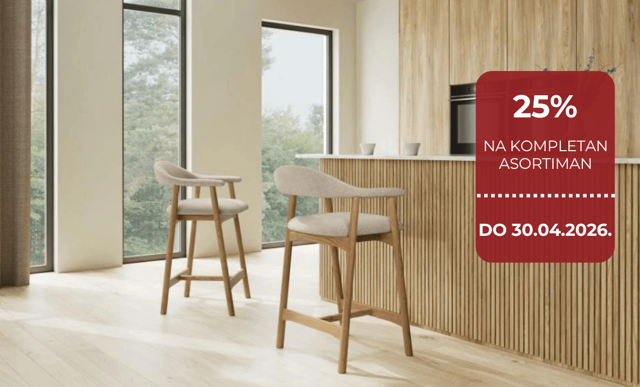 25% na kompletan asortiman