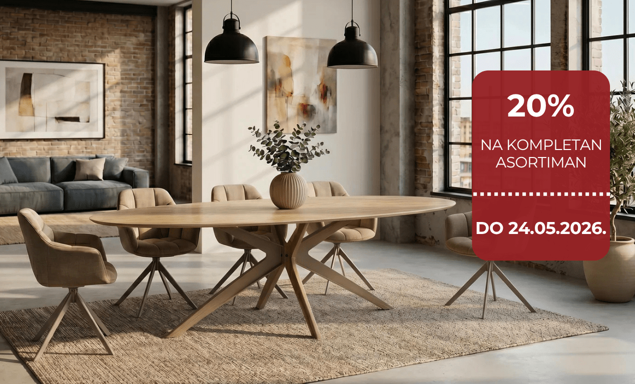 20% na kompletan asortiman